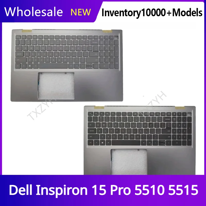 

New Original For Dell Inspiron 15 Pro 5510 5515 Laptop Keyboard Upper Palmrest Cover With Backlight A B C D Shell