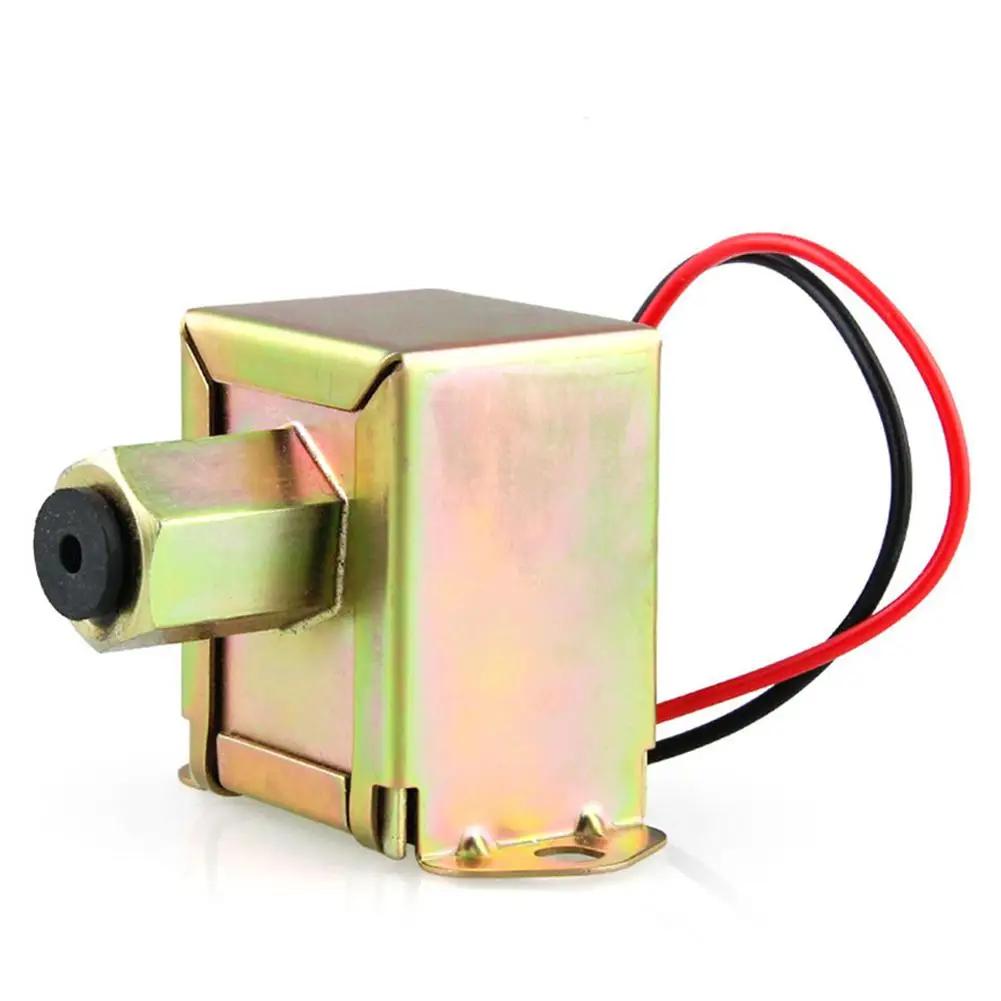 

Electric Fuel Pump 12V 4-6 PSI Universal Standard Metal Solid Electric Fuel Pump For Gasoline Engine
