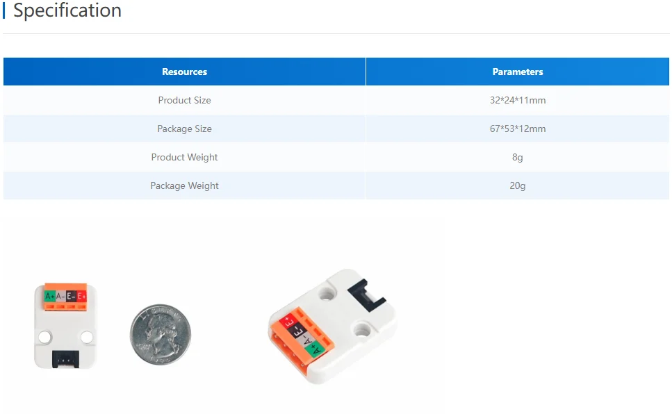 Official Mini Weight Unit (HX711) Load Cell Amplifier