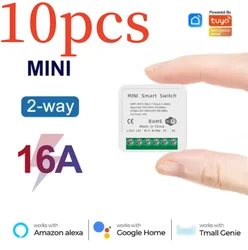 Smart Home WiFi Mini Switch Module with 2 - Way Control (10pcs)