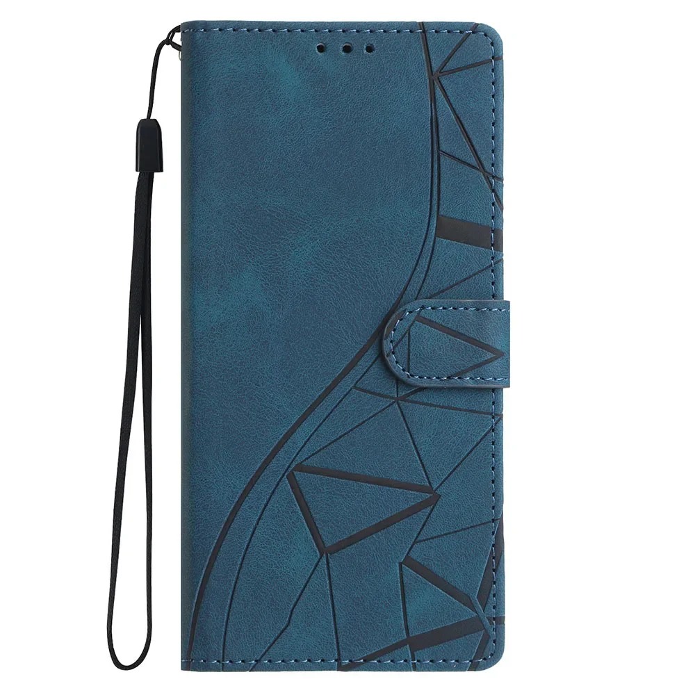 Magnetic Flip Leather Wallet Case with Card Holder and Stand – Anti-Fall Phone Cover
