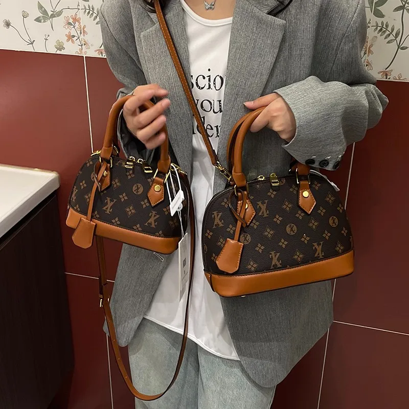 Minimalist Chic Paris Designer Tote Bag-High-End Crossbody Purse With Vintage Solid Color & Letter Accent