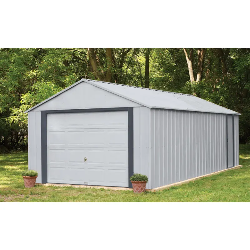Prefab Garage Steel Structure Shed Galvanized Steel Warehouse Workshop Car Garage for Parking