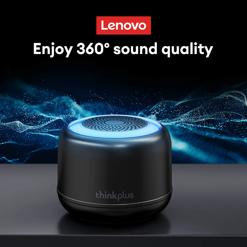 Lenovo K14 Pro RGB Portable Bluetooth 5.4 Speaker Vibrating Surround Sound Subwoofer Speaker Tweeter Ultra Sound Outdoor Speaker 5