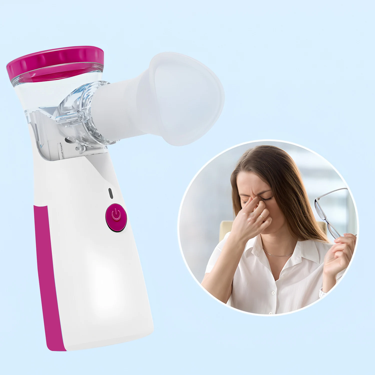 Eye Nano Sprayer Electric Eye Steam Hot Compress Eye Moistening Instrument Eye SPA Washing Face Skin Humidifier Relieve Fatigue 4