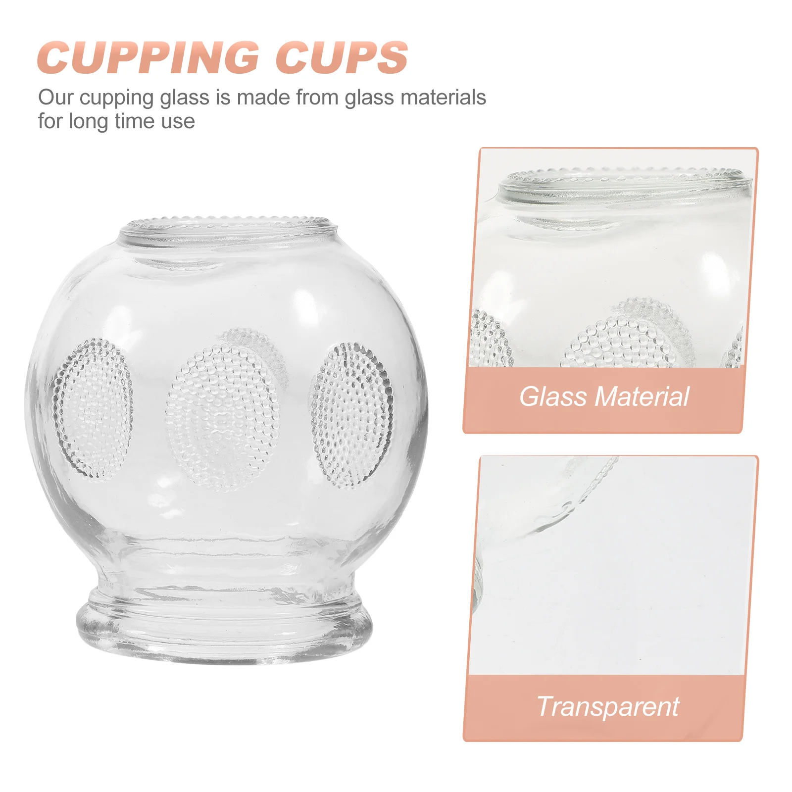 Gua Sha Therapy Cans Body Set Chinese Set Glass Fire Can Hand Tools Appliance Cupping Cup Massager Scraping Cupping Cups 6 Pcs cupping massager massage cup cupping set
