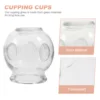 6 Pcs Gua Sha Therapy Cans Body Set Chinese Set Glass Fire Can Hand Tools Appliance Cupping Cup Massager Scraping Cupping Cups 4