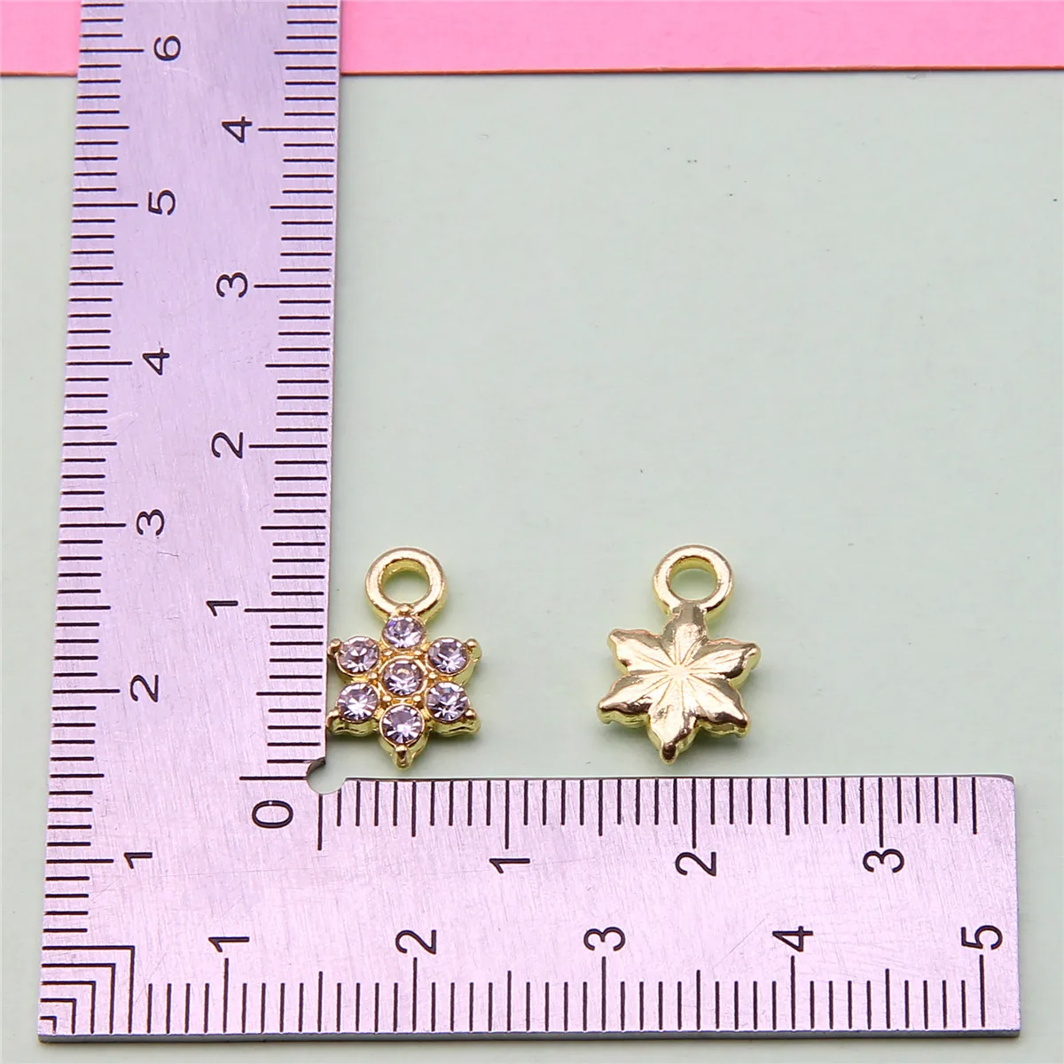 6 Stück Kristall Planet Stern Mond Charms Anhänger für Halsketten Armbänder Ohrringe Handarbeit DIY Handwerk Schmuckherstellung Erkenntnisse – Detail 14