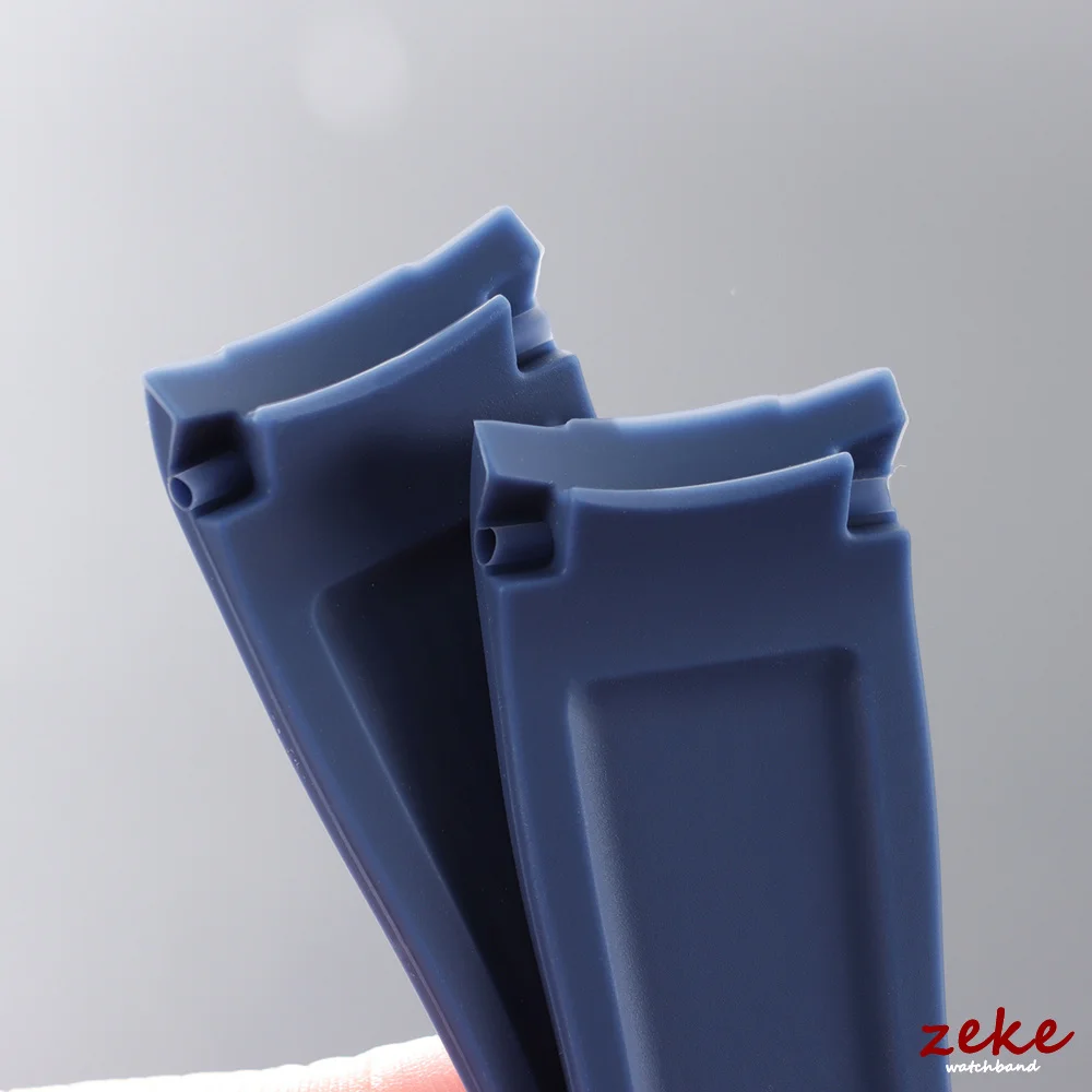 Universal Waterproof Silicone Sports Wristband – Curved End Rubber Strap