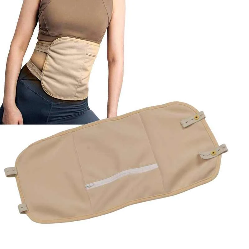 Compress Castor Oil Pack Reusable Soft Elastic Straps Compression