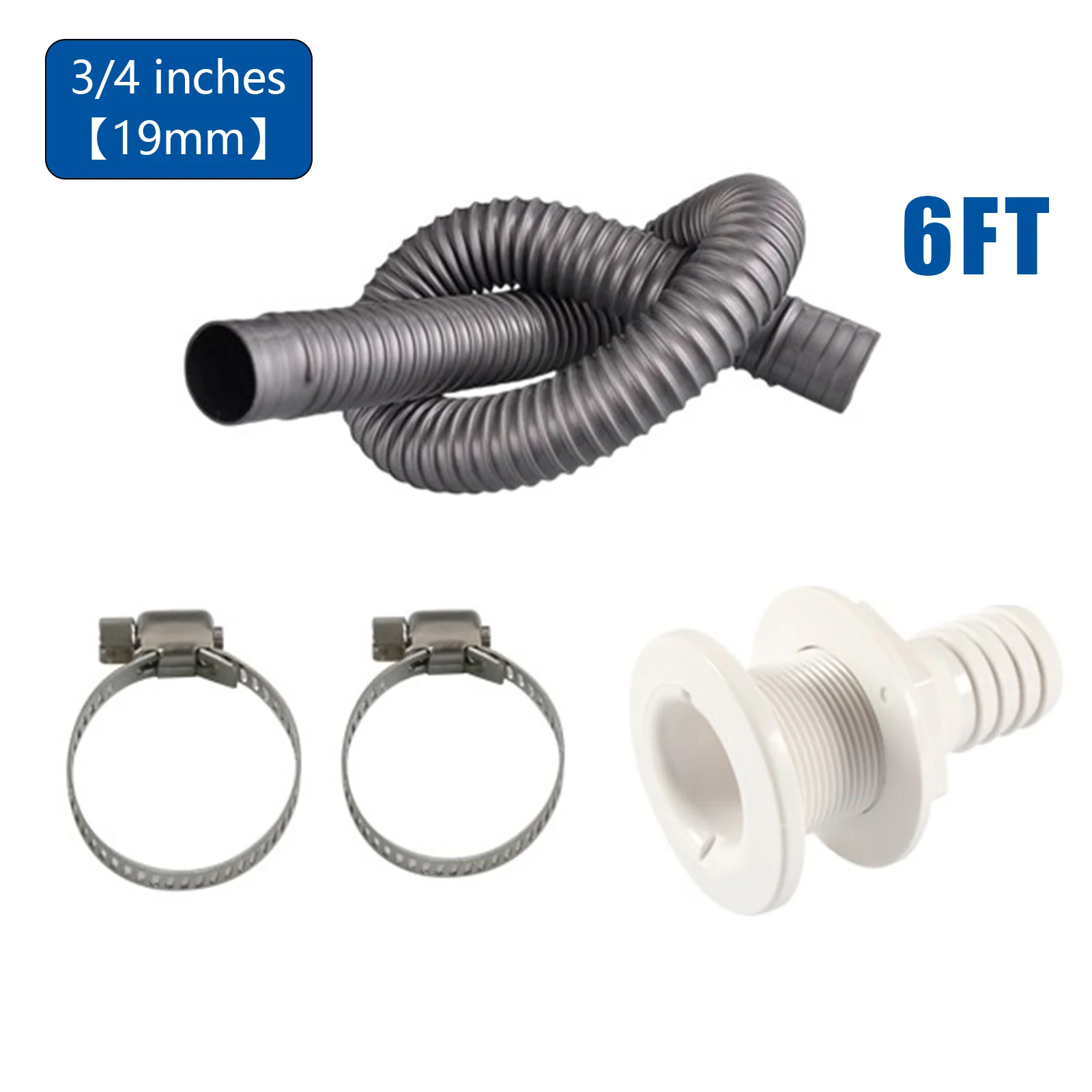 Bilge Pump Hose Installation Kit Bilge Pump Hose Straight Through Hull