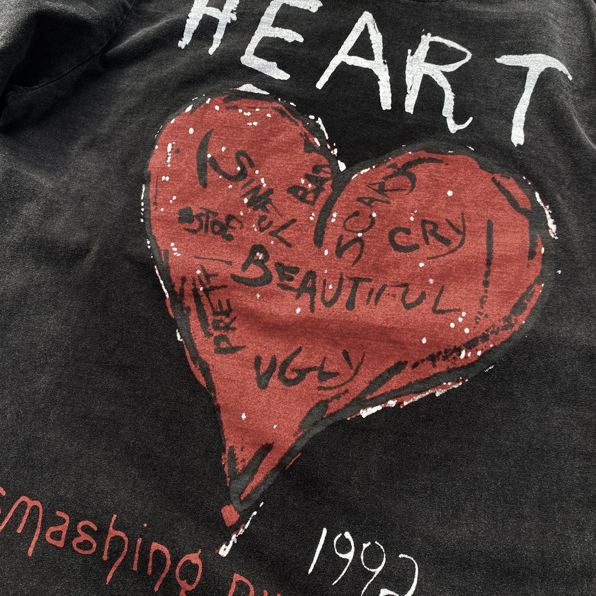 Yao888 Smashing Pumpkins Band Rock Vintage Washed Old Men Clothing Short Sleeve Oversize Funny Graphic Retro T Shirt Tee mens t shirt