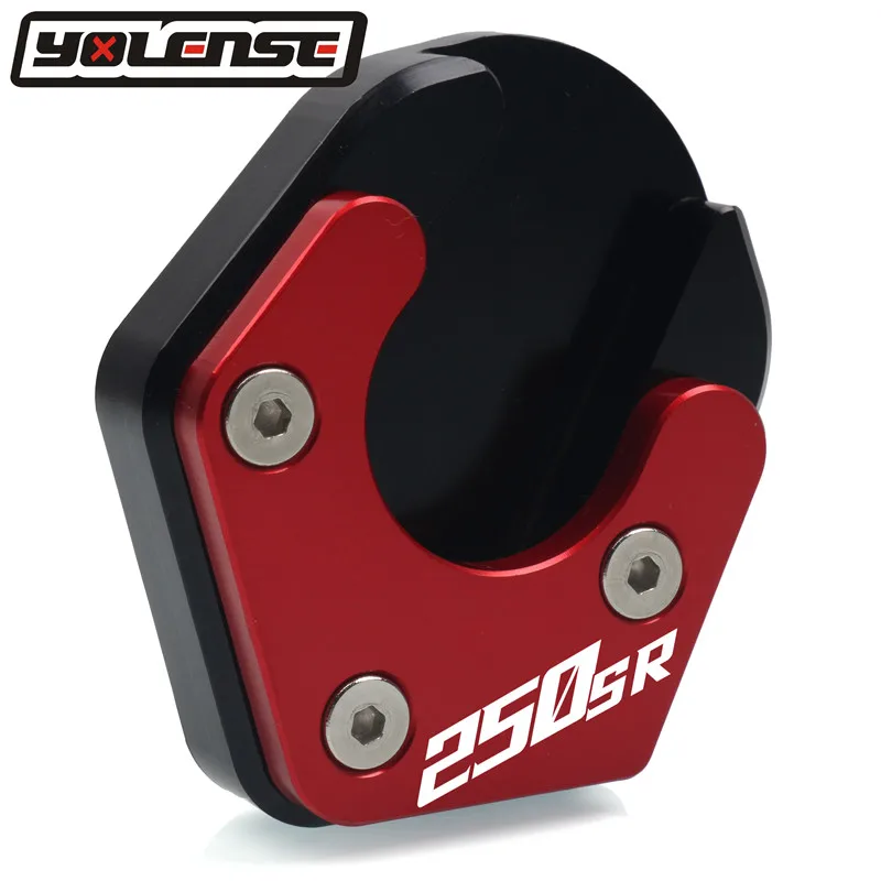

For 250SR 300SR Motorcycle Kickstand Foot Side Stand Extension Pad Support Plate Enlarge Stand
