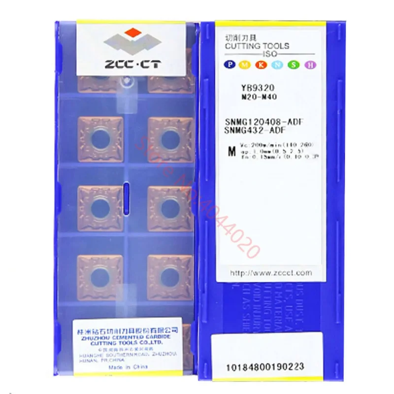 

SNMG120404-ADF SNMG120408-ADF SNMG120412-ADF YB9320 ZCC.CT карбидные вставки SNMG431 SNMG432