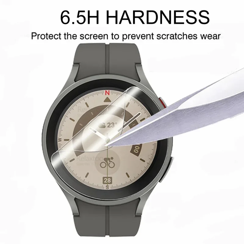 Premium Hydrogel Protective Film for Smartwatch Screens (1-5 Pack)