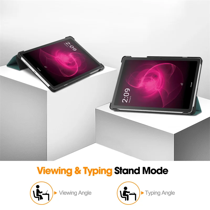 For T-Mobile REVVL TAB 5G Case 10.36 Inch Flip Stand Smart Cover Tablet Case Kids Auto Sleep/Wake