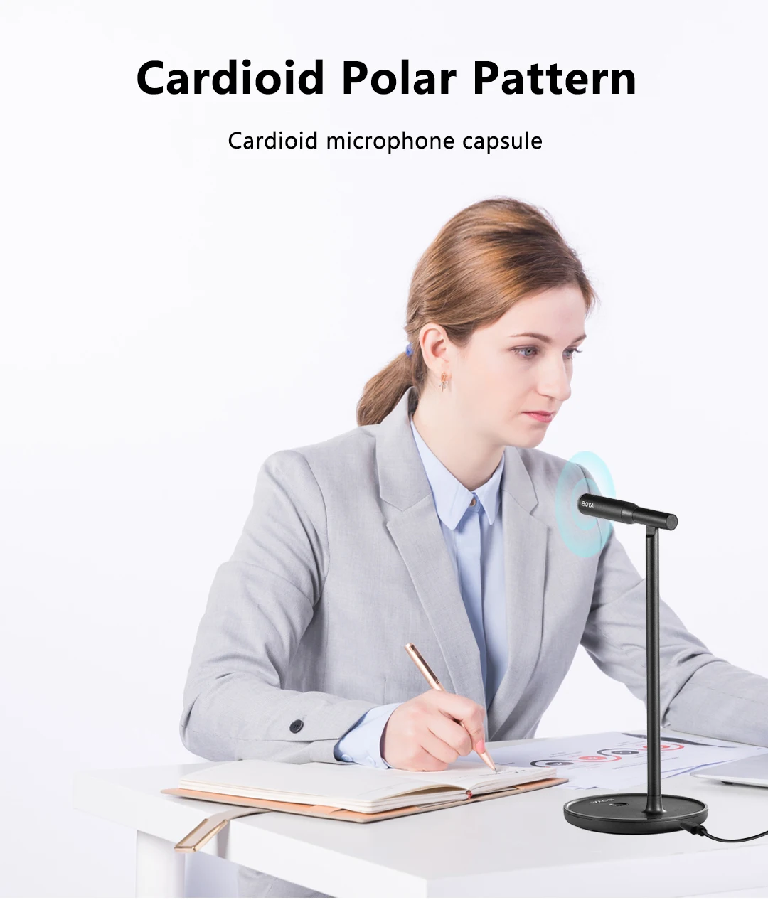 Boya BY-CM1 Desktop USB Microphone in Bangladesh