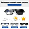 Anti Blue Light Myopia Glasses Finished Photochromic TR90 Silicone Sport Myopia Glasses Optical Short Sight Eyeglasses Diopter 2