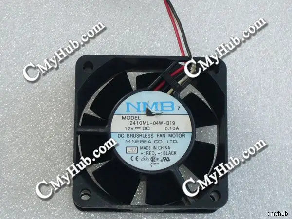 

3-контактный охлаждающий вентилятор для NMB 2410ML-04W-B19 L52, постоянный ток 12 В, 6025 A, 6 см, 60 мм, 60x60x25 мм, 2410ML-04W-B19