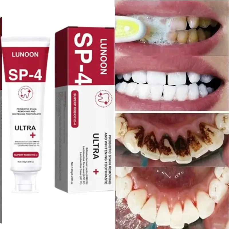 120g Probiotic Toothpaste SP-4 Tooth Decay Repair Remove Plaque Teeth Whitening Agent Fresh Breath Oral Care Product