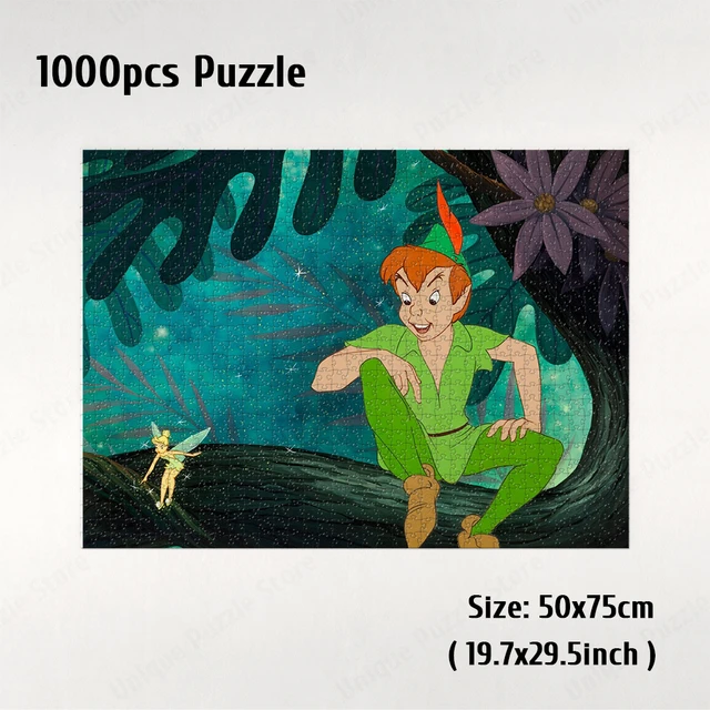 Puzzle Peter Pan et Tinker Bell, grande série de dessins animés, pour  adultes, jouets éducatifs, cadeaux - AliExpress