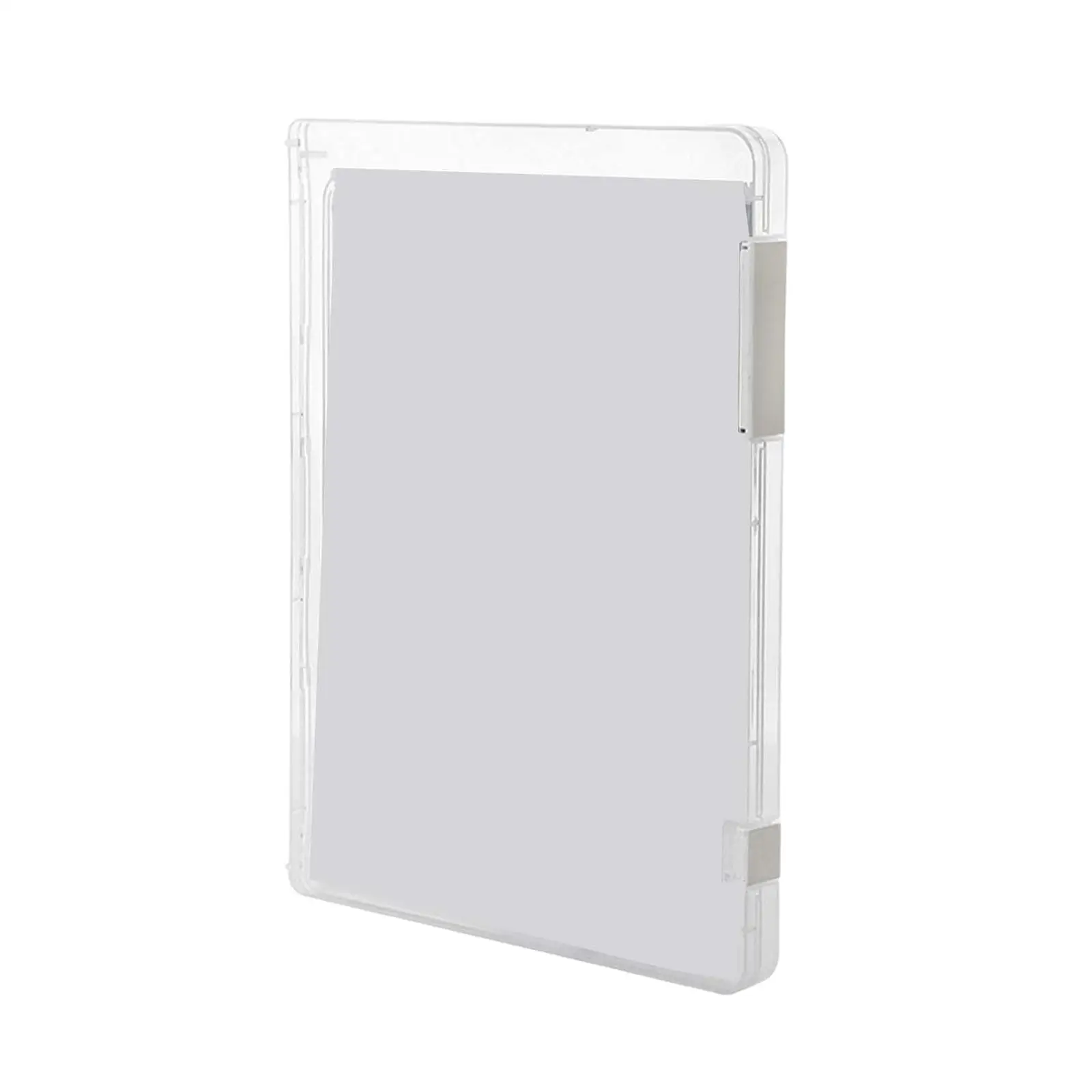 Clear file case Office Multifunctional Desk Storage Case with Buckle A4 Project case Document Organizer for Home, School