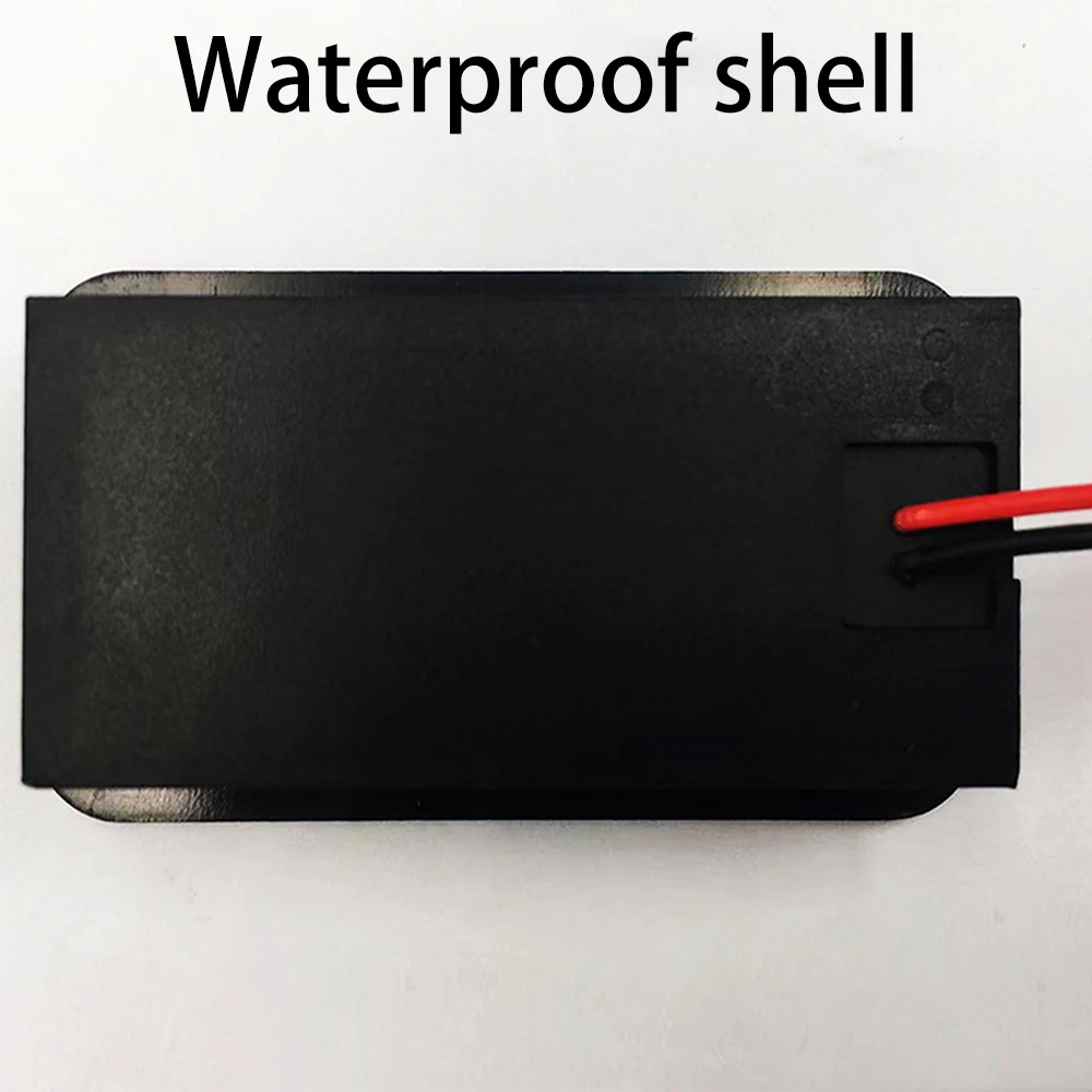 오토바이 자동차 전기 자전거, 전압계 및 용량 테스터 용 LCD 디스플레이가있는 12V-72V 배터리 전압 측정기