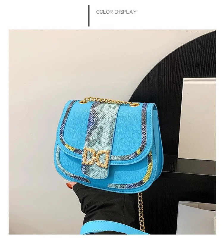 2023 New Hot Selling Trend Women's Bag Snake Skin Crossbody Bag Women's Bag Small Bag Women's Shoulder Bag_voghion.com