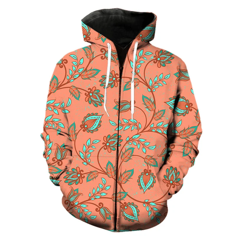 thumbnail image 1 of Sudadera con capucha con cremallera y estampado floral 3D exótico retro para hombre, chaquetas de moda de gran oferta, sudaderas divertidas y geniales, camisetas de hip hop, sudaderas con capucha de c, 1 of 5