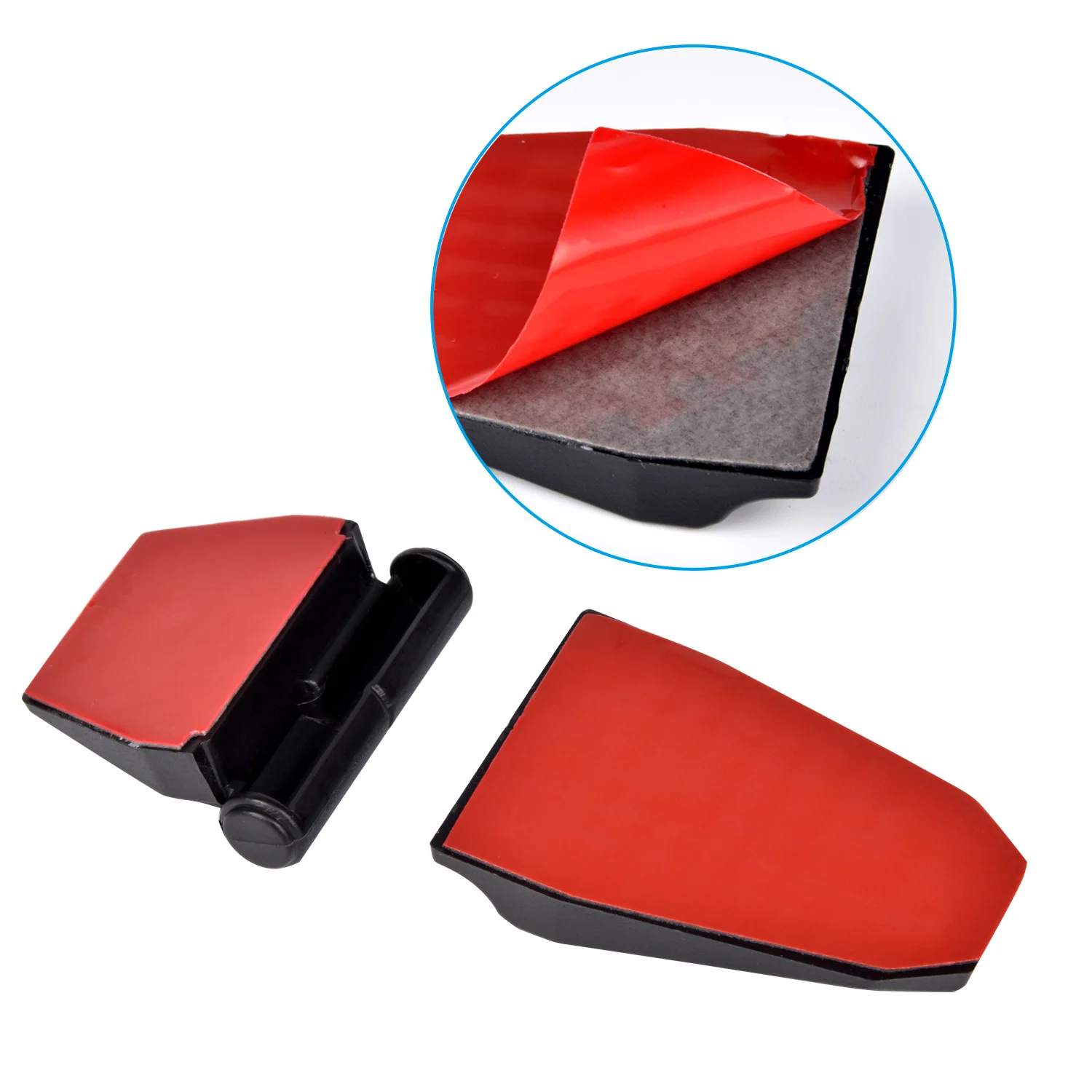 CKEGUO 2PCS Für Suzuki Jimny JB74W 2018-2025 auto Tür Scharnier Dekoration Abdeckung Schwarz ABS Außen Zubehör – Detail 14