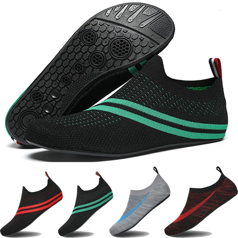 Quick Drying Water Shoes Non-Slip Creek Shoes Summer Aqua Beach Sandal Flat Shoe Seaside Slipper Men Women Creek Shoe water shoes summer sandals aqua shoes sandals slippers flip flops