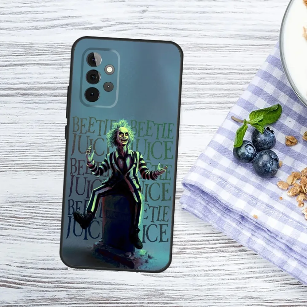 thumbnail image 1 of B-Beetlejuices 2 Phone Case For Samsung Galaxy A13,A21s,A22,A31,A32,A52,A53,A71,A80,A91 Soft Black Phone Cover, 1 of 5