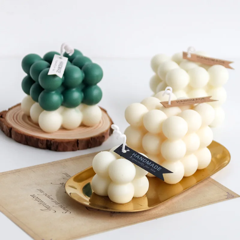 New 3D Candle Molds Soy Wax Silicone Mold Aromatherapy Gypsum Candle diy Mould Handmade Soap Mold Making Supplies