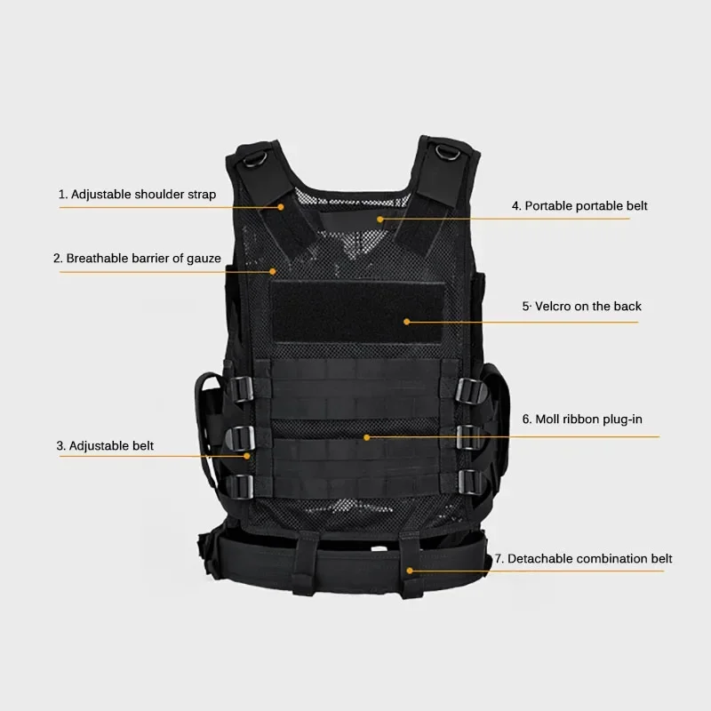 Adjustable Molle Tactical Vest 5