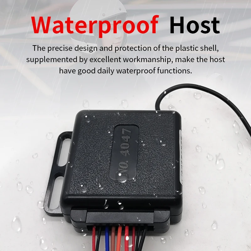 36V 48V 72V E-bike E-motorcycle Anti-sheft 2 Way Alarm System With 2 Remote Control
