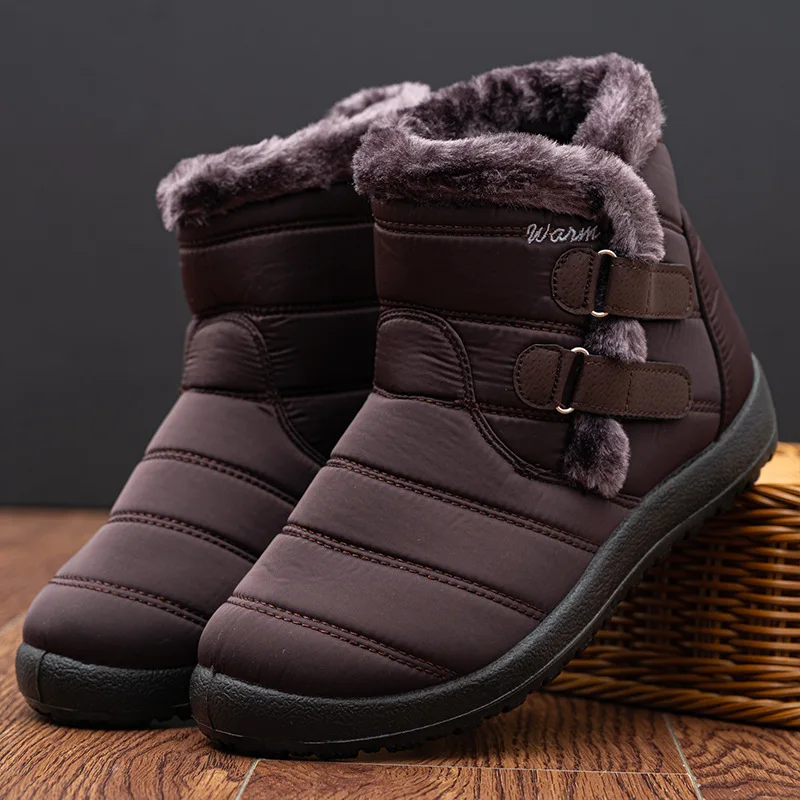 New Women Boots Winter Shoes Woman Warm Snow Boots Woman Ankle Boots for Female Winter Shoes Botas Mujerplush Booties Waterproof
