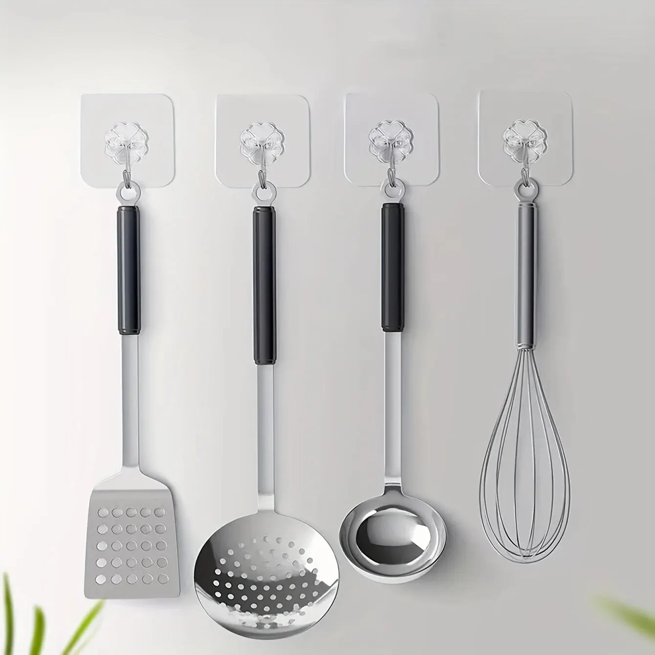 wall mount hooks 30pc Transparent Wall Mount Hooks Strong Grip Traceless Easy Install Multifunctional for Modern Decor