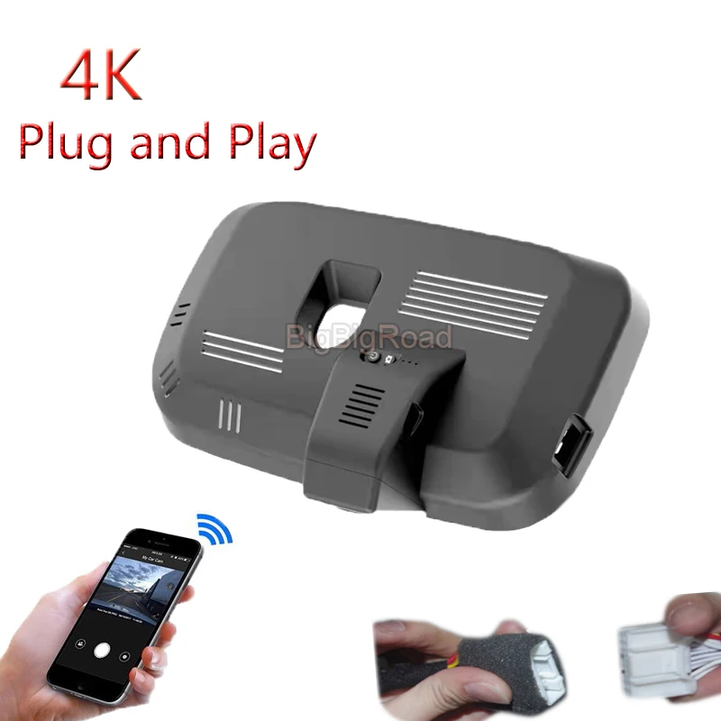

For Haval Great Wall XY Shenshou 2022 2023 4K Plug And Play Car Wifi DVR Video Recorder Dash Camera FHD 2160P Wide Angle