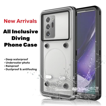 Custodia impermeabile per telefono adatta per Apple/Huawei/Samsung/Xiaomi/Custodia universale impermeabile per telefono cellulare Allinclusive sigillata per immersioni