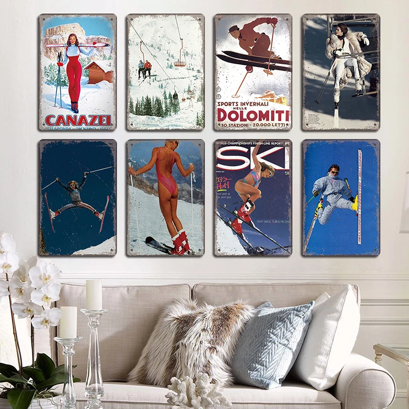Blechschild Vintage Retro - Wandschild 20x30 Cm, Stahlblech, Mit 4 Aufhängebohrungen