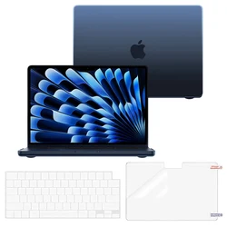 Sleek Protective Laptop Case for MacBook Air/Pro 13 - 16 inch (2022 - 2026) (Midnight Clear)