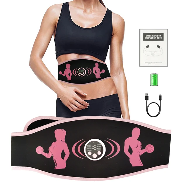 Abs Toning Belt EMS Electric Vibration Abdominal Muscle Trainer Waist Body  Slimming Fitness Massage Belts For Arm Leg Workout - AliExpress