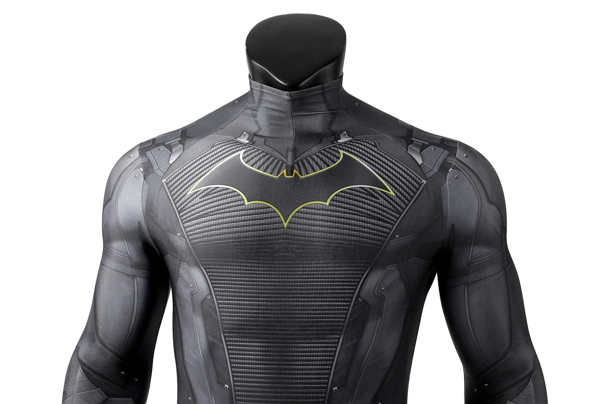 DC-Inspired Batman Spandex Bodysuit Cosplay Costume for Adults and Kids