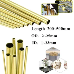 DIY Brass Tube - Seamless Round 200 - 300mm for Model Making & Cutting Tool