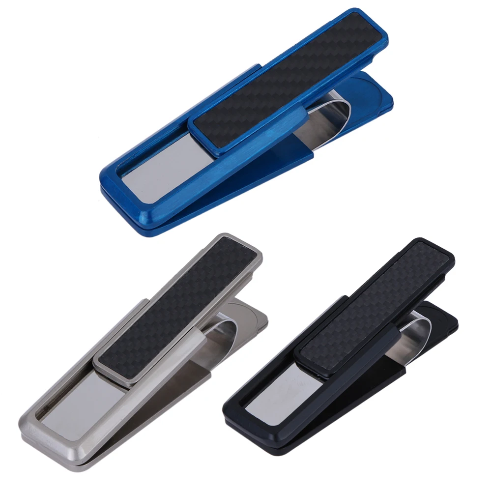 Money Clips Wallet Stainless Steel Credit Money Clip Multipurpose Double Sided Purse Card Clip For Business Travel
