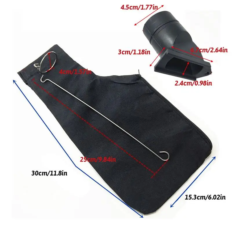 Dust Collection Bag For Saw Bags Effective Dust Bag Long-Lasting Sturdy Dust Collector Bags For Aluminum Saws Circular Saws 6
