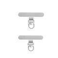 2pcs Silvery