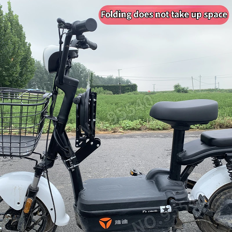 Elektro roller Kindersitz vorne Baby Batterie Pedal Fahrrad faltbare  Sicherheit Vordersitz Motorrads itz - AliExpress