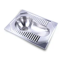 Stainless Steel Squatting WC Pan  Toilet Ceramic  Squating Toilet  White Toilet Bowl  Squat Potty 1