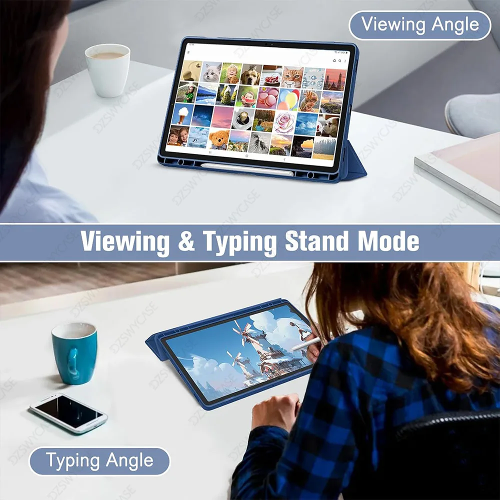 Shockproof Transparent Hard Shell Tablet Case - Protective Cover
